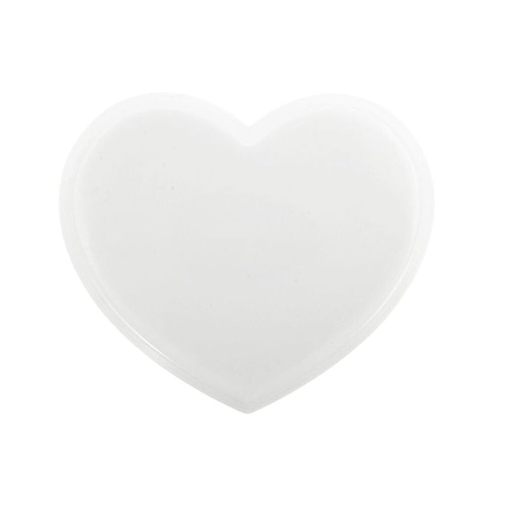 Heart-shaped Makeup Mirror White